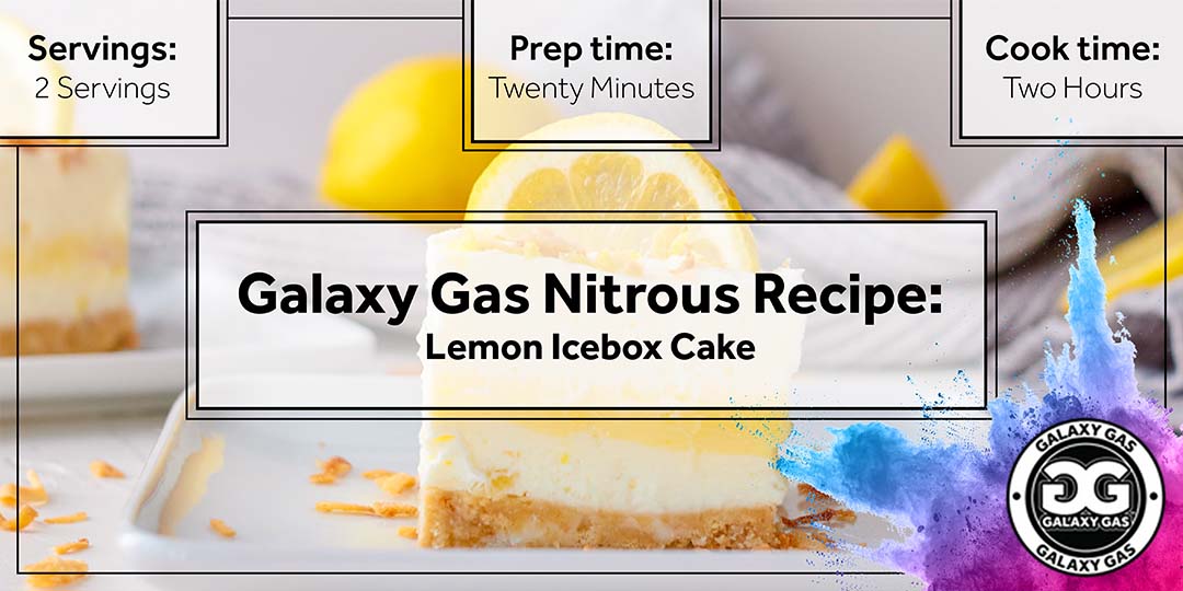 Galaxy Gas Nitrous Recipe: Lemon Icebox Cake