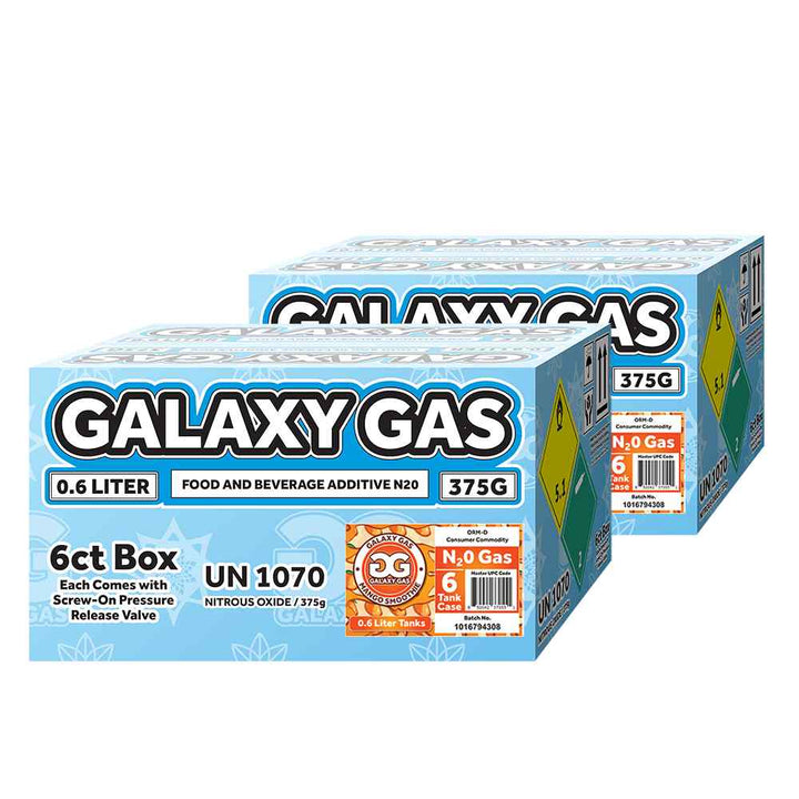 Galaxy Gas 0.6L N2O 375g Tank Mango Smoothie box
