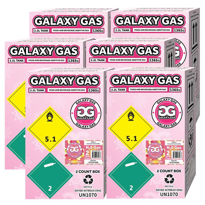 Galaxy Gas 2.2L 1,365g N2O Tank - Watermelon Lemonade 6 boxes
