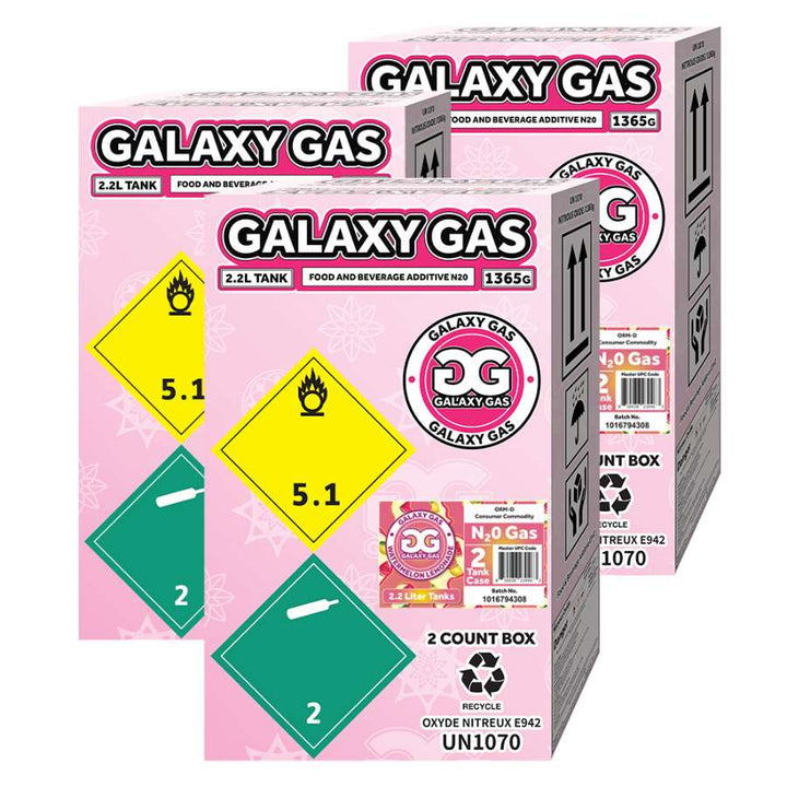 Galaxy Gas 2.2L 1,365g N2O Tank - Watermelon Lemonade 3 boxes