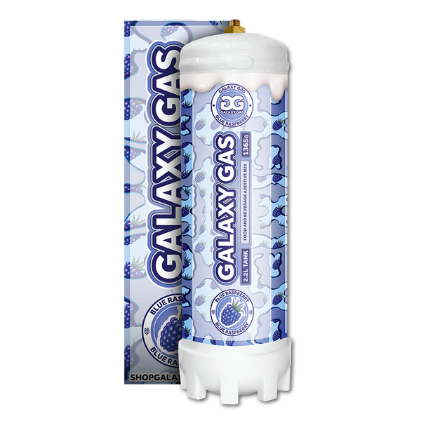 Galaxy Gas 2.2L 1,365g N2O Tank - Blue Raspberry