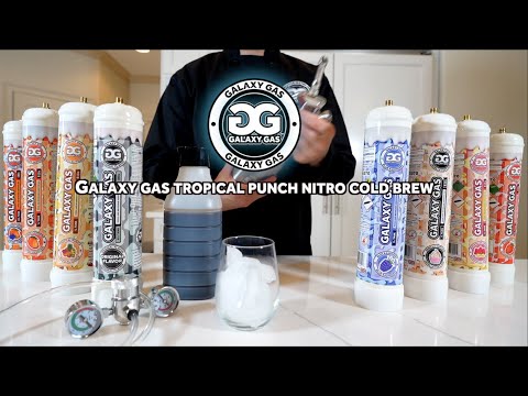 *NEW* Tropical Punch Galaxy Gas Infusion 0.6L Nitrous Oxide N2O 375g Tank (1 Tank)Galaxy Gas 0.6L N2O 375g Tank Tropical Punch cold brew video