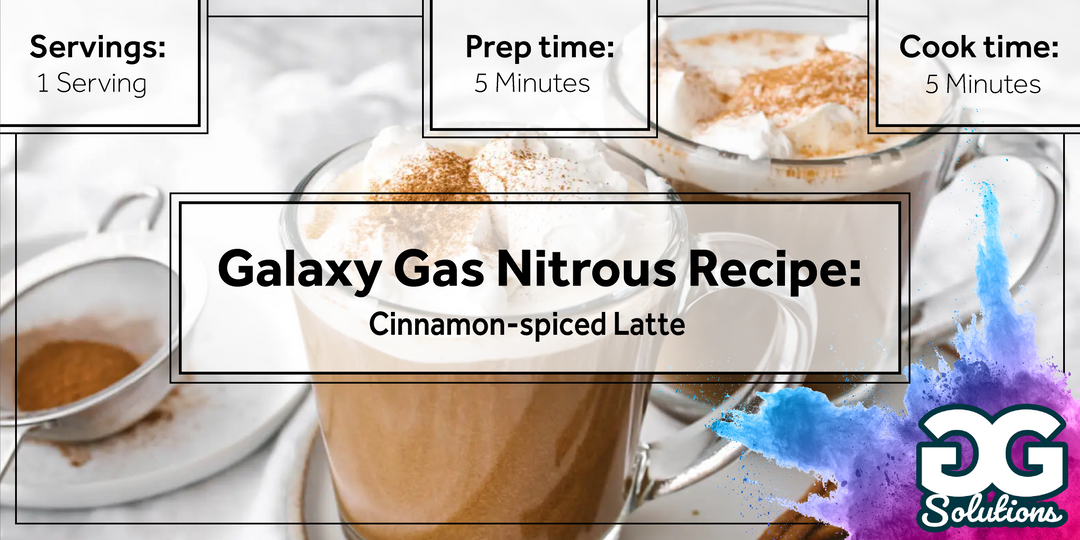 Galaxy Gas Whipped Cream Dispenser – Cinnamon-spiced Latte