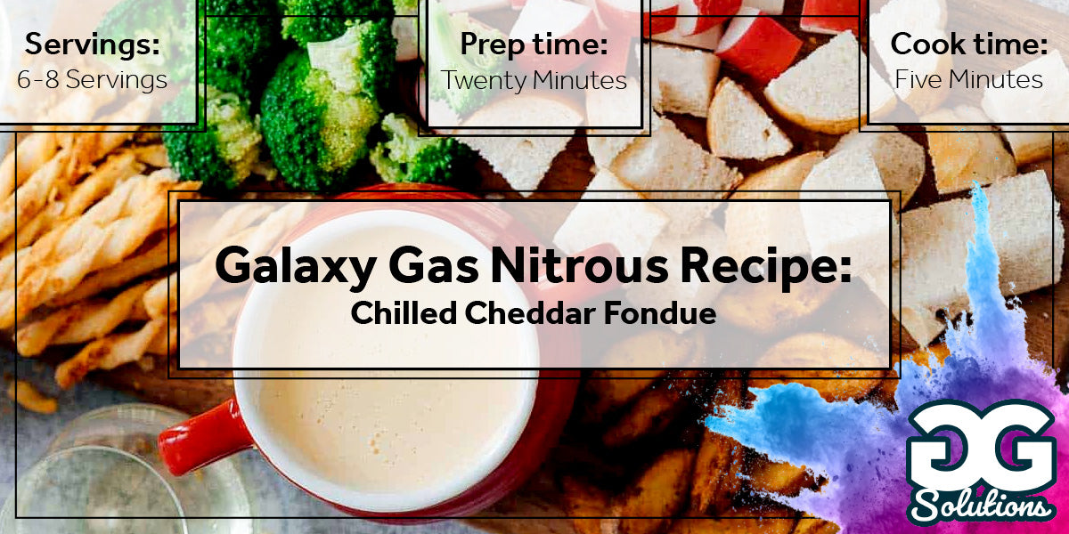 Galaxy Gas Nitrous Recipe: Chilled Cheddar Fondue