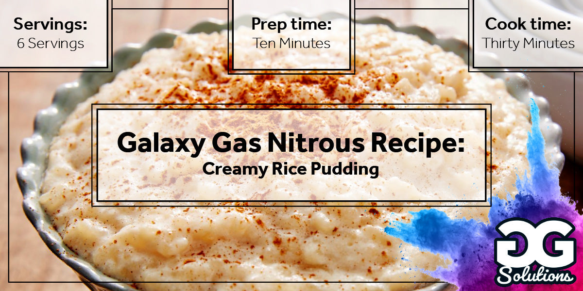Galaxy Gas Nitrous Recipe: Creamy Rice Pudding