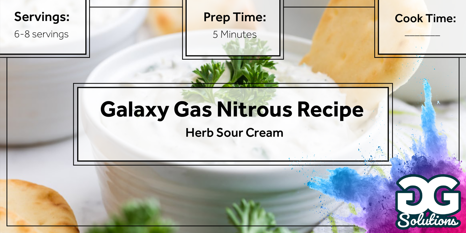 Galaxy Gas Nitrous Recipe: Herb Sour Cream
