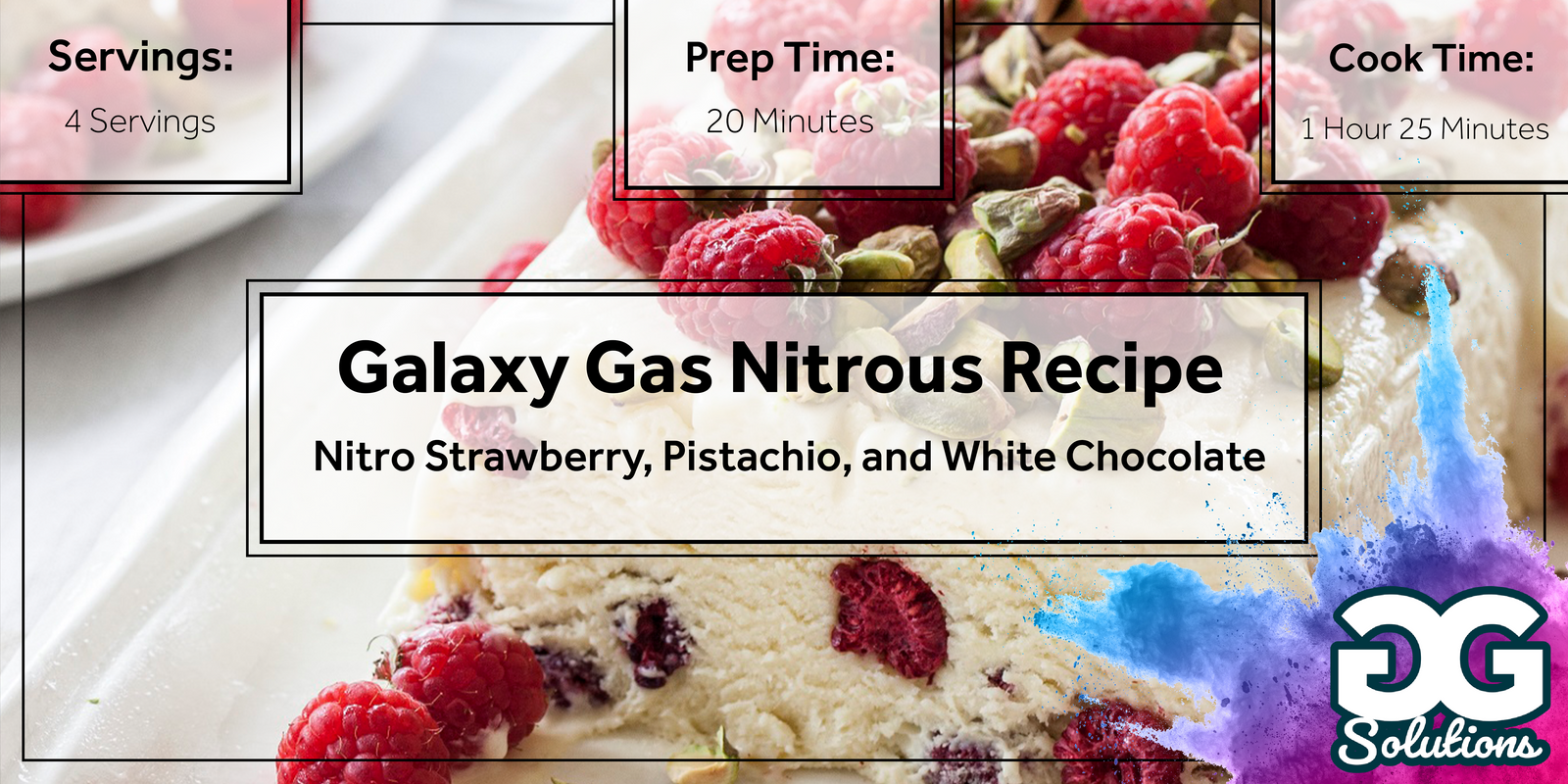 Galaxy Gas Nitrous Recipe: Nitro Strawberry, Pistachio, and White Chocolate