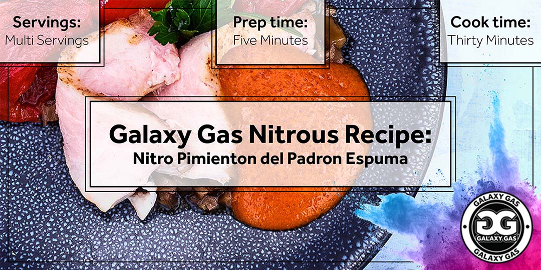 Galaxy Gas Whipped Cream Dispenser – Nitro Pimenton del Padron Espuma