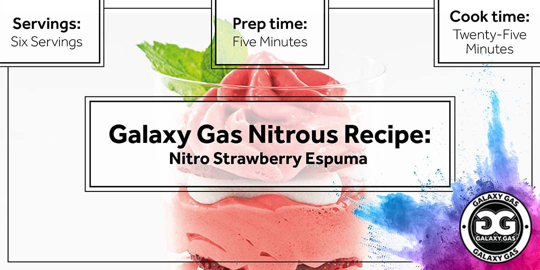 Galaxy Gas Whipped Cream Dispenser – Nitro Strawberry Espuma