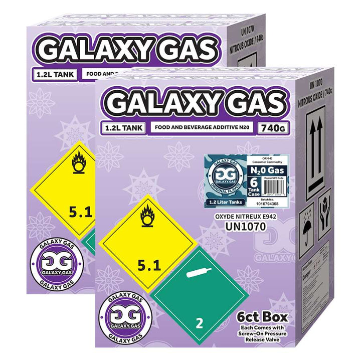 Galaxy Gas XL 1.2L 740g N2O Tank - Original 2 boxes