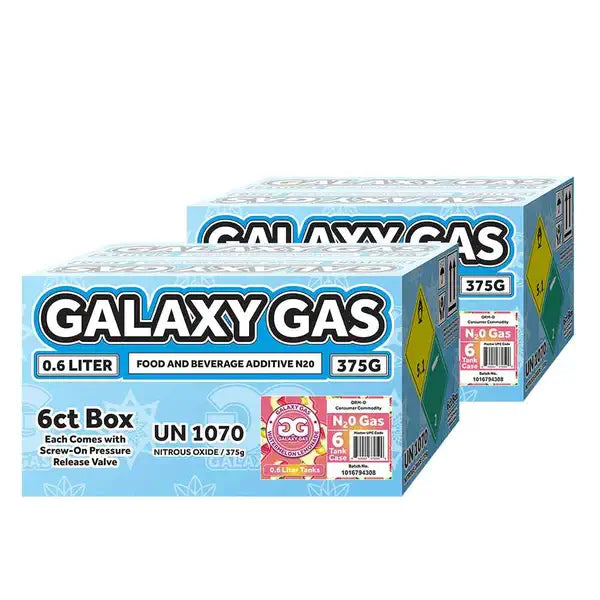 Galaxy Gas 0.6L N2O 375g Tank Watermelon Lemonade 2 boxes