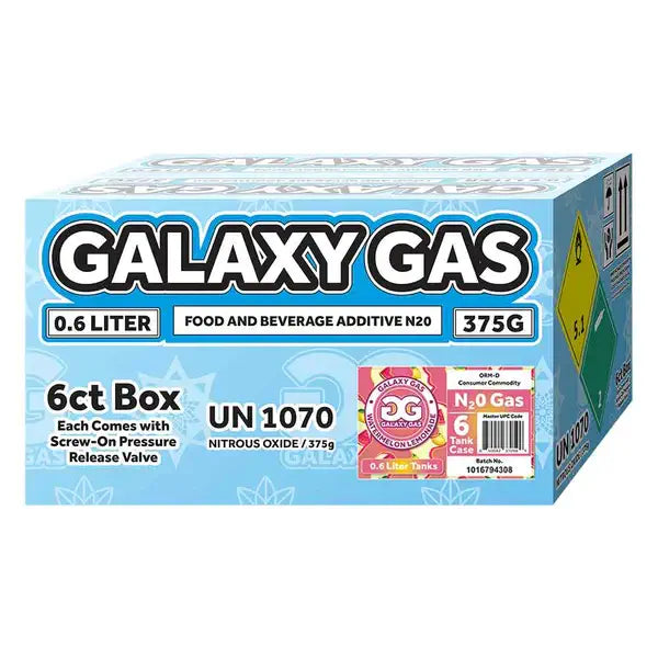 Galaxy Gas 0.6L N2O 375g Tank Watermelon Lemonade box