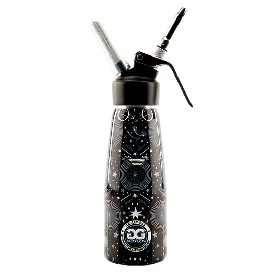 *NEW* Galaxy Gas Whipped Cream Dispenser 1 Pint - Aluminum - Black
