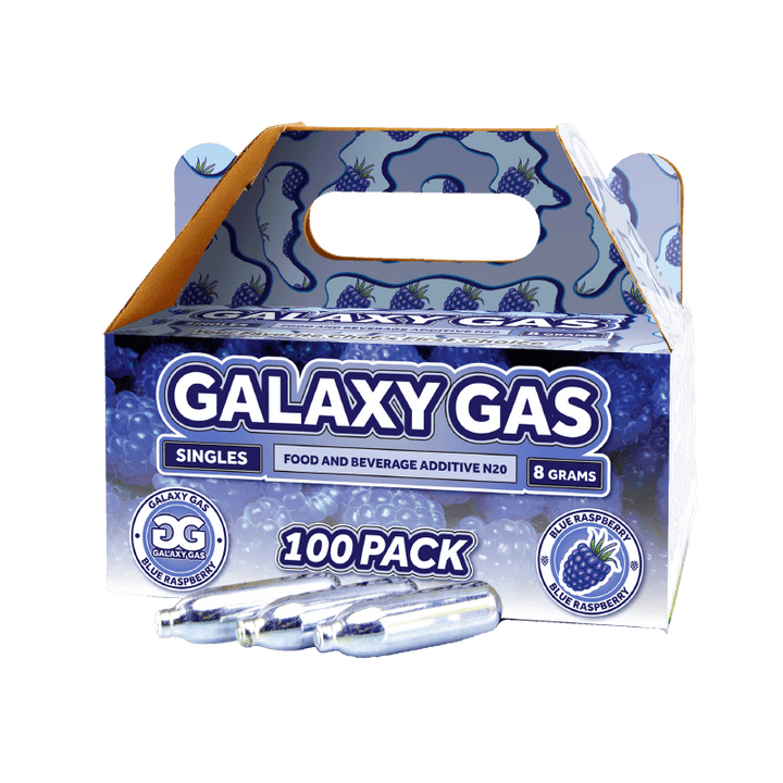 *New* Galaxy Gas 8 Flavor Variety Packs: Nitrous Oxide N2O 8g Whipped Cream Chargers (800 Count )