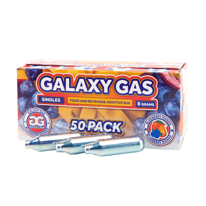 *New* Galaxy Gas 8 Flavor Variety Packs: Nitrous Oxide N2O 8g Whipped Cream Chargers (400 Count )
