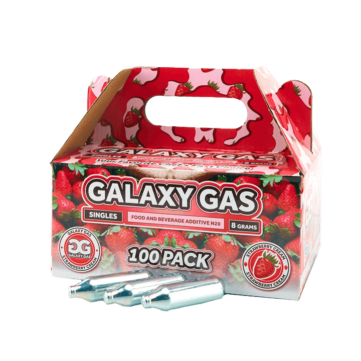 *New* Galaxy Gas 8 Flavor Variety Packs: Nitrous Oxide N2O 8g Whipped Cream Chargers (800 Count )
