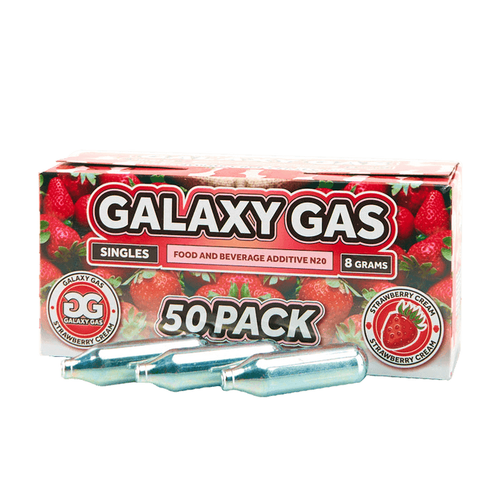 *New* Galaxy Gas 8 Flavor Variety Packs: Nitrous Oxide N2O 8g Whipped Cream Chargers (400 Count )