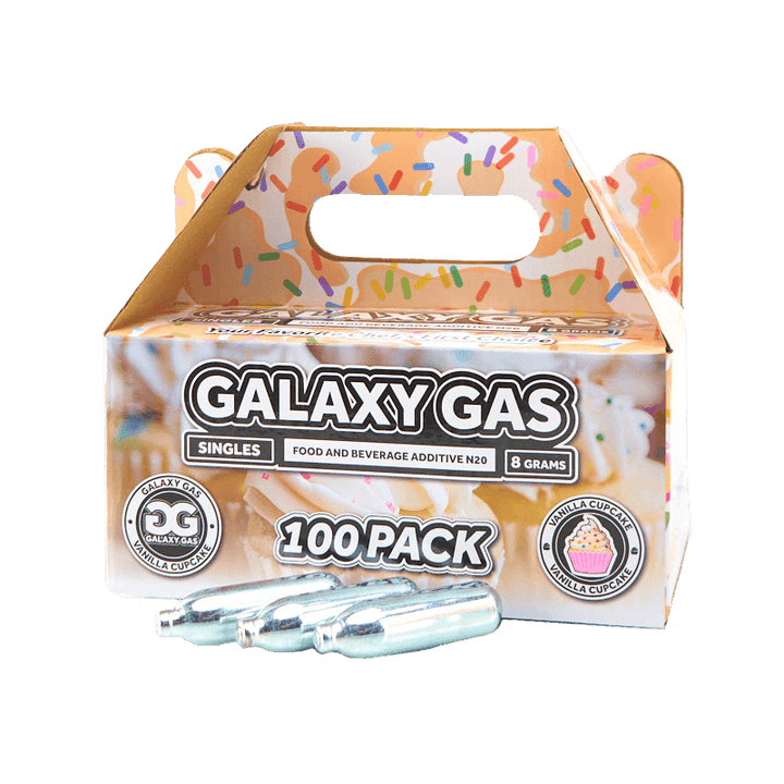 *New* Galaxy Gas 8 Flavor Variety Packs: Nitrous Oxide N2O 8g Whipped Cream Chargers (800 Count )