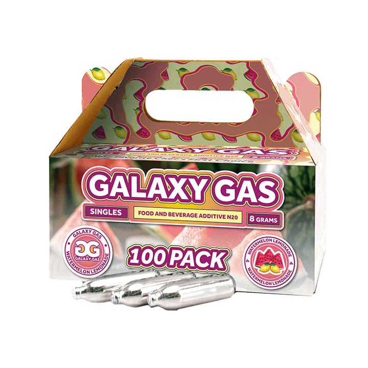 *New* Galaxy Gas 8 Flavor Variety Packs: Nitrous Oxide N2O 8g Whipped Cream Chargers (800 Count )