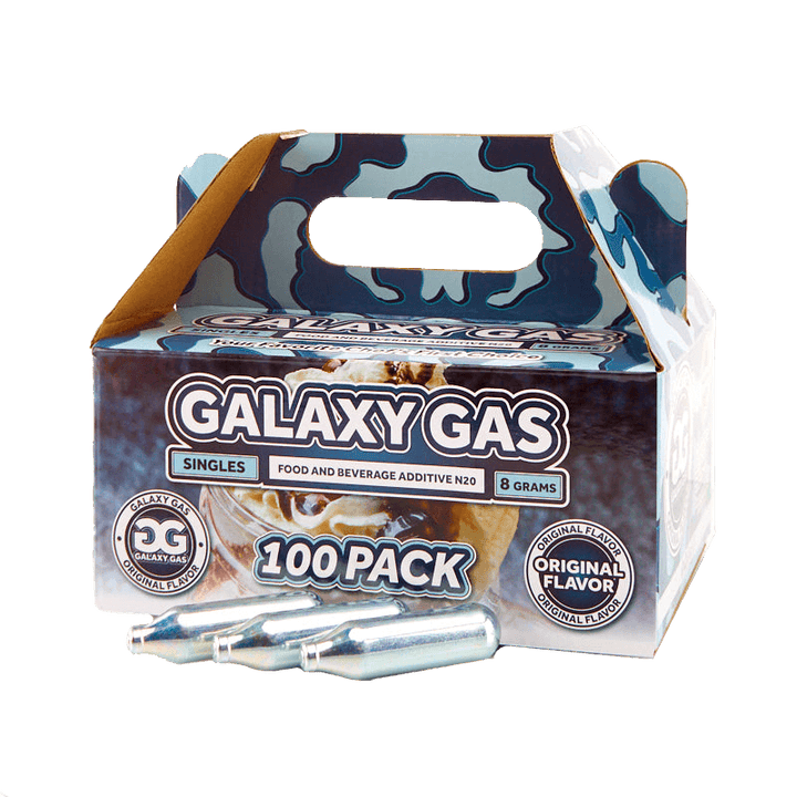 *New* Galaxy Gas 8 Flavor Variety Packs: Nitrous Oxide N2O 8g Whipped Cream Chargers (800 Count )