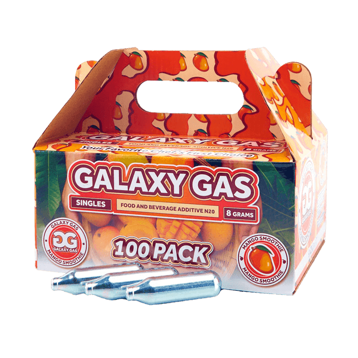 *New* Galaxy Gas 8 Flavor Variety Packs: Nitrous Oxide N2O 8g Whipped Cream Chargers (800 Count )