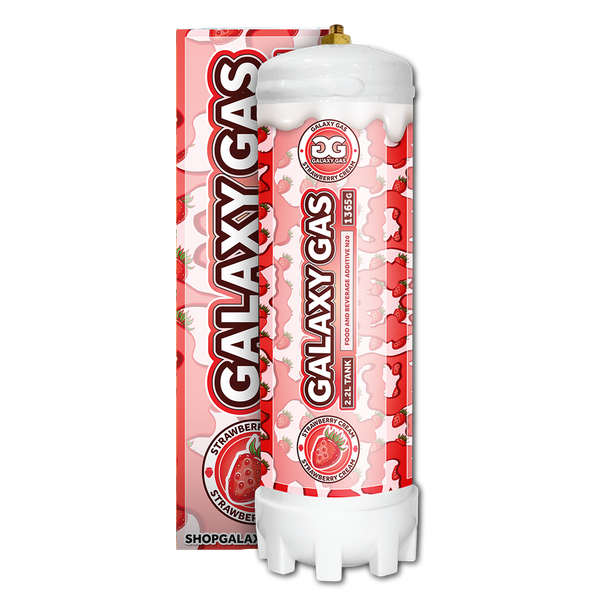Galaxy Gas 2.2L 1,365g N2O Tank - Strawberry Cream