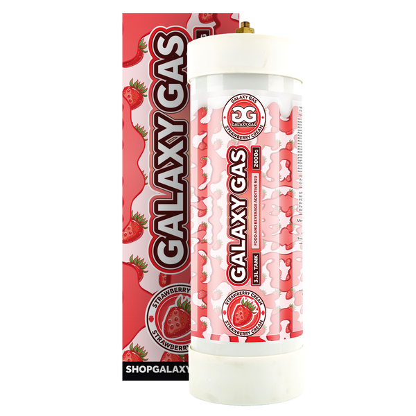 Galaxy Gas Infusion 3.3L Nitrous Oxide N2O 2,000g Tank - Strawberry Cream