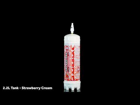 Galaxy Gas 2.2L 1,365g N2O Tank Strawberry Cream video