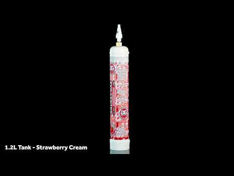*NEW* Galaxy Gas Infusion XL 1.2L 700g N2O Nitrous Oxide Tank – Strawberry Cream
