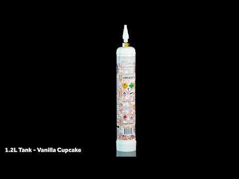 Galaxy Gas XL 1.2L 740g N2O Tank - Vanilla Cupcake video