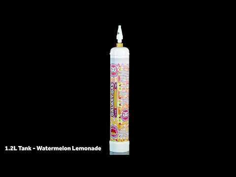Galaxy Gas XL 1.2L 700g N2O Tank - Watermelon Lemonade video