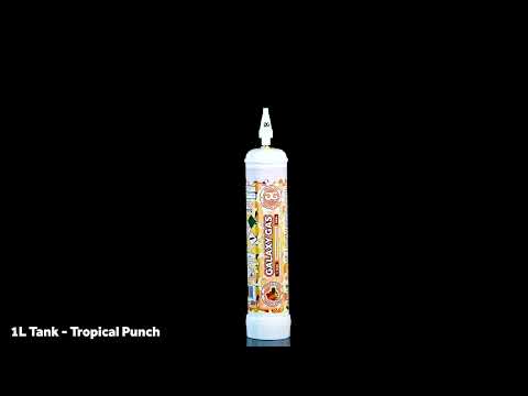 *NEW* Galaxy Gas Infusion XL 1L 615g N2O Nitrous Oxide Tank Tropical Punch