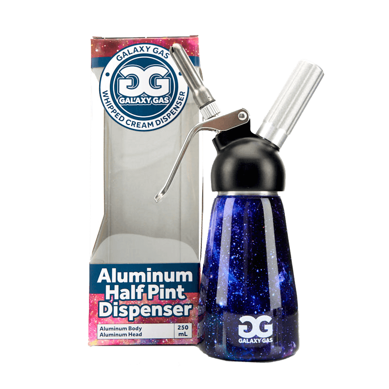 Galaxy Gas Whipped Cream Dispenser Half Pint - Aluminum - Galaxy Color