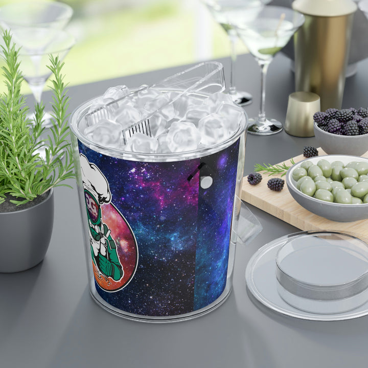  Ice Bucket with Tongs