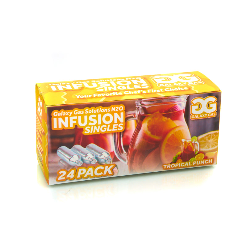  Galaxy Gas Infusion Tropical Punch N2O 8g Whip Cream Chargers Nitrous Oxide (24 Count)