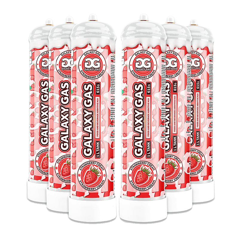 *NEW* Galaxy Gas Infusion XL 1L 615g Nitrous Oxide N2O Tank Strawberry Cream