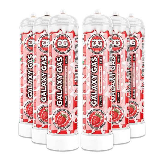 *NEW* Galaxy Gas Infusion XL 1L 615g Nitrous Oxide N2O Tank Strawberry Cream