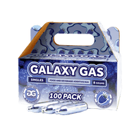 *NEW* Galaxy Gas Infusion Singles Blue Raspberry N2O 8g Whip Cream Chargers Nitrous Oxide (100 Count)