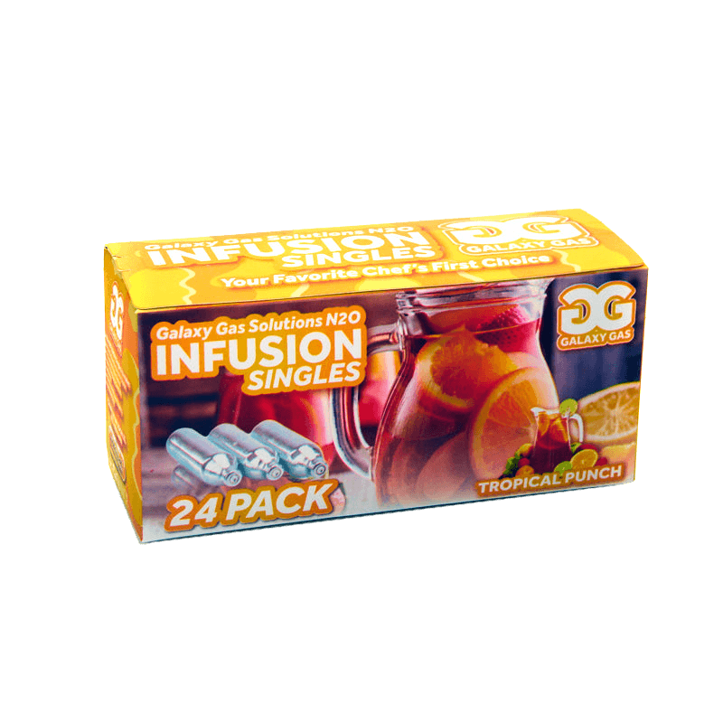  Galaxy Gas Infusion Tropical Punch N2O 8g Whip Cream Chargers Nitrous Oxide (24 Count)