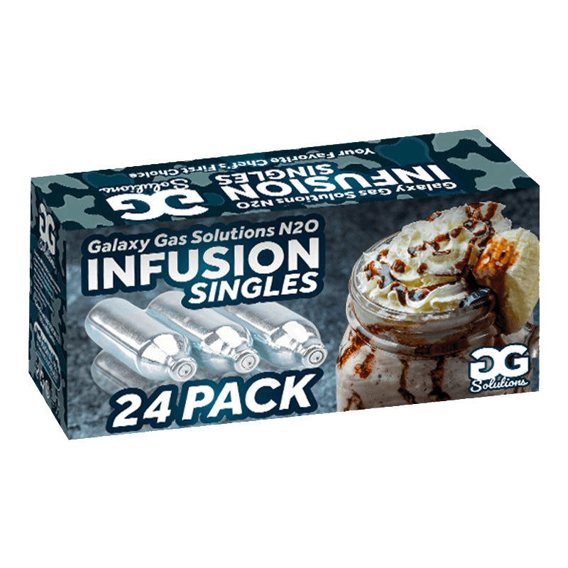 Galaxy Gas Infusion Whip Cream Chargers Nitrous Oxide N2O 8g (24 Count)