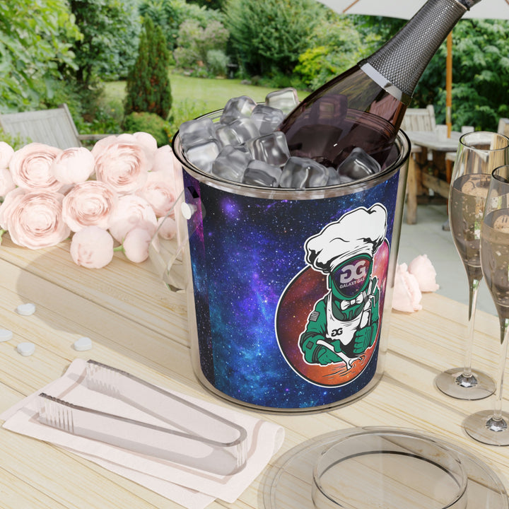  Ice Bucket with Tongs