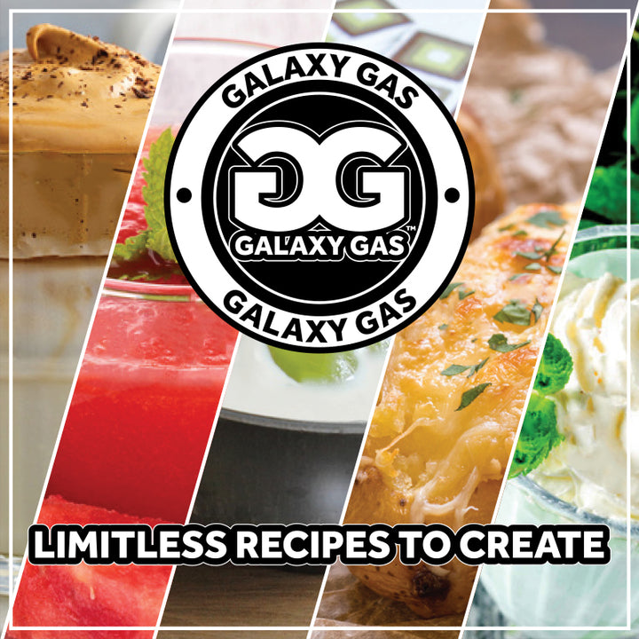 Galaxy Gas Infusion Vanilla Cupcake N2O 8g Whip Cream Chargers Nitrous Oxide (50 Count)